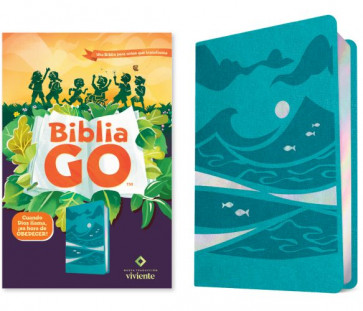 Biblia GO para niños NTV (SentiPiel, Verde azulado) - LeatherLike Teal Ocean With ribbon marker(s)