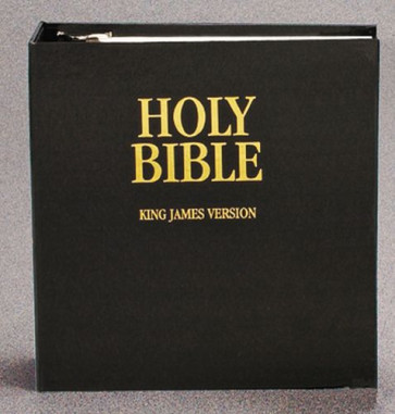 KJV Loose-Leaf Bible, with Binder  - Loose-leaf Wide margin