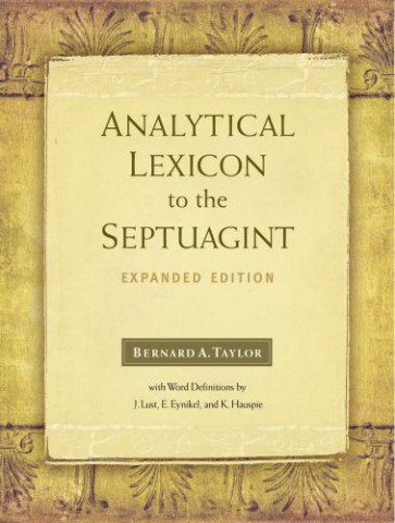 Analytical Lexicon to the Septuagint - Hardcover Cloth over boards