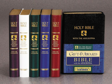 NRSV Gift & Award Bible with the Apocrypha (Imitation Leather, Burgundy) - Sewn Burgundy Imitation Leather