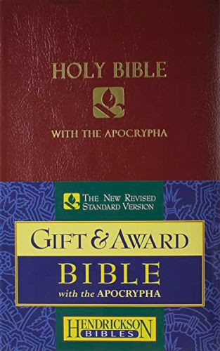 NRSV Gift & Award Bible with the Apocrypha (Imitation Leather, Burgundy) - Sewn Burgundy Imitation Leather