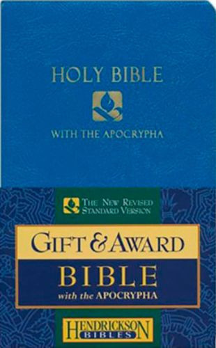 NRSV Gift & Award Bible with the Apocrypha (Imitation Leather, Blue) - Sewn Imitation Leather