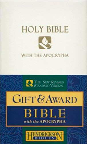 NRSV Gift & Award Bible with the Apocrypha (Imitation Leather, White) - Sewn Imitation Leather