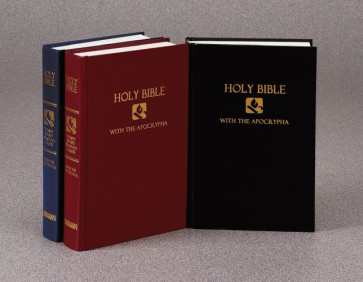 NRSV Pew Bible with the Apocrypha (Hardcover, Burgundy) - Hardcover Burgundy Paper over boards