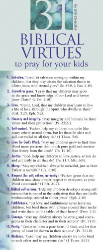 31 Biblical Virtues to Pray for Your Kids 50-pack - Cards