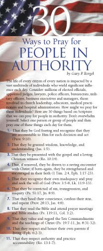 30 Ways to Pray for People in Authority 50-pack - Cards