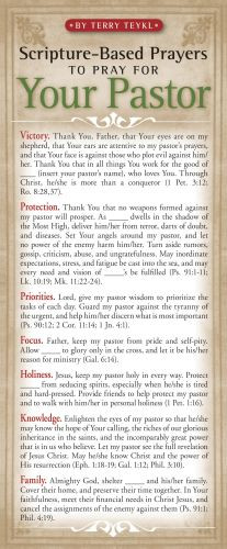Scripture-Based Prayers to Pray for Your Pastor 50-pack - Cards