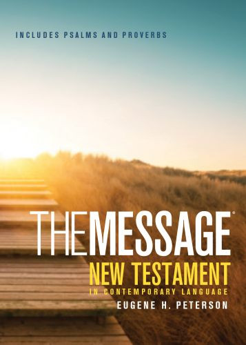 Message New Testament with Psalms and Proverbs, Pocket (Softcover, Boardwalk Sunrise) - Softcover Boardwalk Sunrise