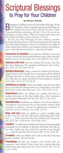 Scriptural Blessings to Pray for Your Children 50-pack - Cards