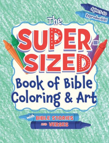 Super-Sized Book of Bible Coloring and Art - Softcover