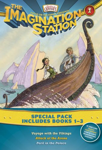 Imagination Station Books 3-Pack: Voyage with the Vikings / Attack at the Arena / Peril in the Palace - Softcover