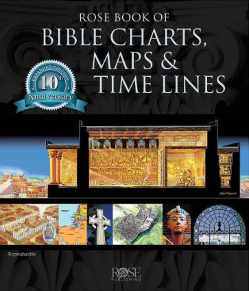 Rose Book of Bible Charts, Maps and Time Lines - Spiral bound