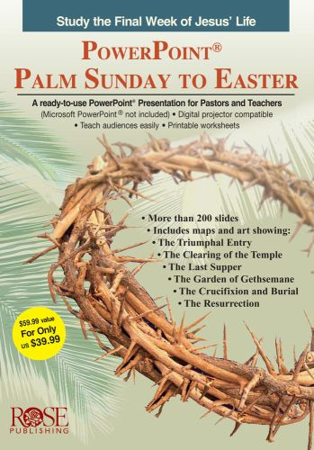 Palm Sunday to Easter PowerPoint - CD-ROM Macintosh