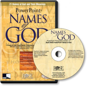 Names of God PowerPoint - CD-ROM Macintosh