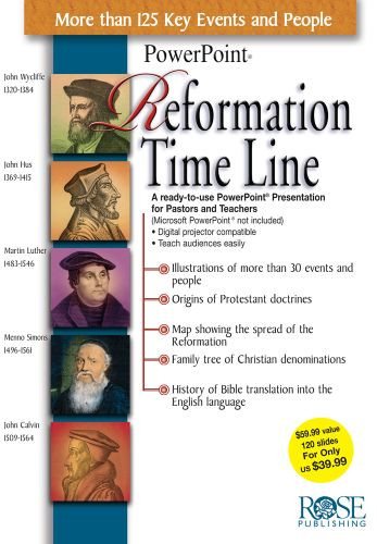 Reformation Time Line PowerPoint - CD-ROM Macintosh