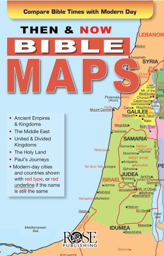 Then & Now Bible Maps - Pamphlet