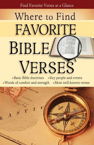 Where to Find Favorite Bible Verses - Pamphlet