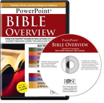 Bible Overview - CD-ROM Macintosh