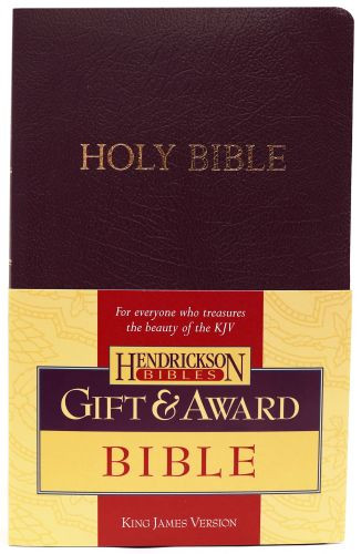 KJV Gift & Award Bible (Imitation Leather, Purple Royalty, Red Letter) - Sewn Purple Royalty Imitation Leather