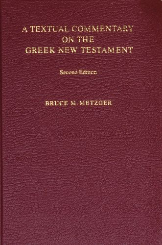 Textual Commentary on the Greek New Testament (UBS4) - Hardcover Paper over boards