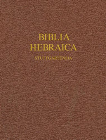 Biblia Hebraica Stuttgartensia (BHS) (Hardcover) - Hardcover Paper over boards Wide margin