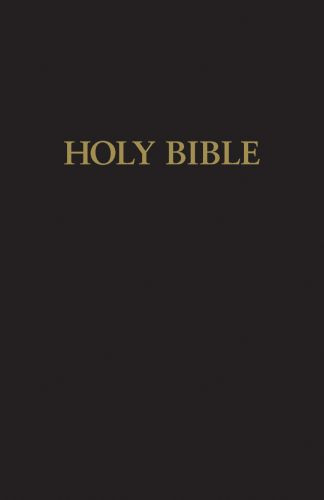 KJV Large Print Pew Bible (Hardcover, Black) - Hardcover Paper over boards