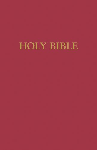 KJV Large Print Pew Bible (Hardcover, Red) - Hardcover Paper over boards