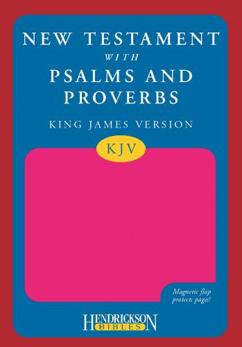 KJV New Testament with Psalms and Proverbs, with Magnetic Flap (Flexisoft, Pink) - Unsewn / adhesive bound Imitation Leather With ribbon marker(s)