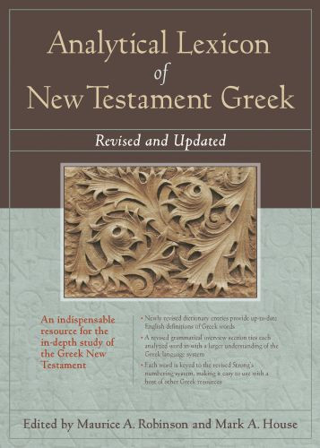 Analytical Lexicon of New Testament Greek - Hardcover Cloth over boards