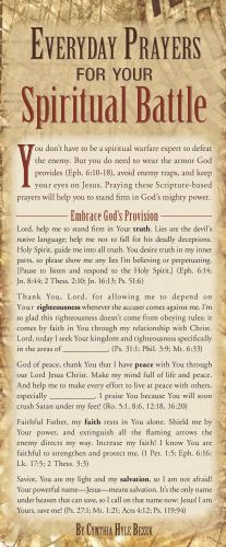 Everyday Prayers for Your Spiritual Battle 50-pack - Cards