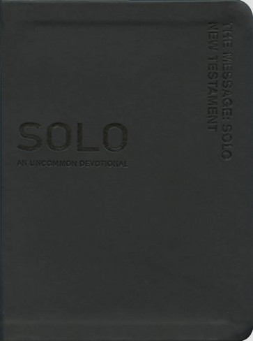 The Message Solo New Testament - Leather-Look Black