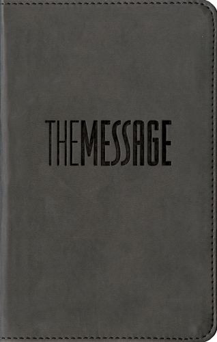 The Message Compact (Leather-Look, Graphite) - Leather-Look Graphite With ribbon marker(s)