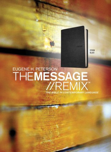 Message//REMIX (Leather-Look, Black) - Leather-Look Storm Black With ribbon marker(s)