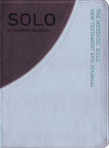The Message Solo New Testament - Leather-Look With ribbon marker(s)