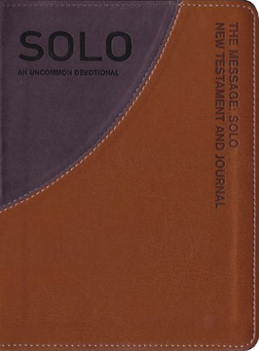 The Message Solo New Testament - Leather-Look Tan