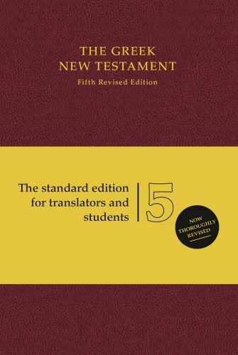UBS5 Greek New Testament, Burgundy (Hardcover, Burgundy) - Hardcover Burgundy Cloth over boards