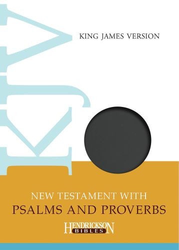 KJV New Testament with Psalms and Proverbs (Flexisoft, Black) - Sewn Imitation Leather With ribbon marker(s)