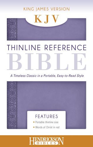 KJV Thinline Reference Bible (Flexisoft, Lavender, Red Letter) - Sewn Lavender Imitation Leather With ribbon marker(s)