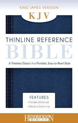 KJV Thinline Reference Bible, Flexisoft  - Sewn Imitation Leather With ribbon marker(s)