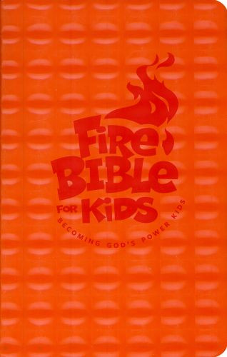 NKJV Fire Bible for Kids, Flexisoft  - Softcover Orange