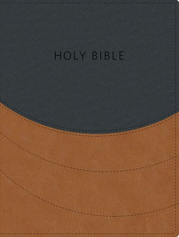 KJV Ministry Essentials Bible (Flexisoft, Black/Tan) - Sewn Imitation Leather With ribbon marker(s)