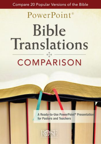 Bible Translations Comparison PowerPoint - CD-ROM Macintosh