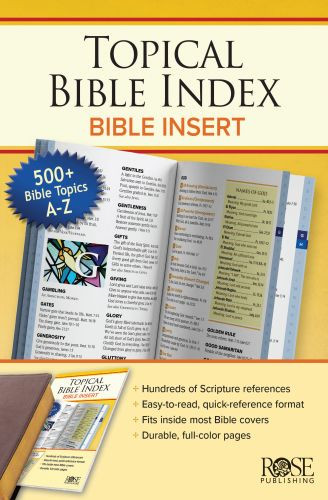 Topical Bible Index - Softcover