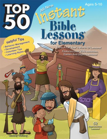 Top 50 Instant Bible Lessons for Elementary with Object Lessons - Softcover