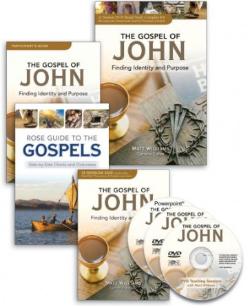 Gospel of John 12-Session DVD Based Study Complete Kit - CD-ROM