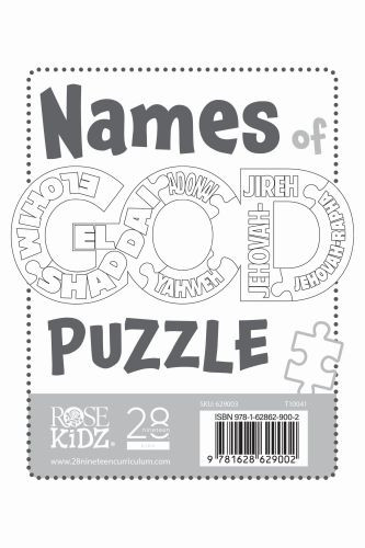 Names of God Puzzle - Softcover
