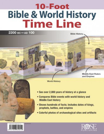 10-Foot Bible & World History Time Line - Softcover