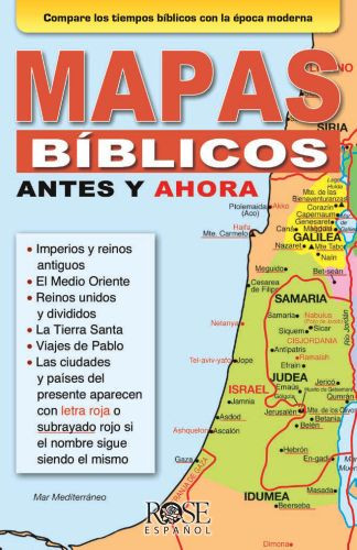 Mapas Bíblicos Antes y Ahora - Pamphlet