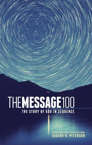 The Message 100 Devotional Bible  - Hardcover With printed dust jacket