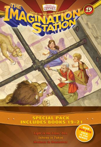 Imagination Station Books 3-Pack: Light in the Lions' Den / Inferno in Tokyo / Madman in Manhattan - Softcover